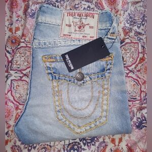 30 Super T Flap True Religion Rocco Relaxed Skinny Jean Distressed